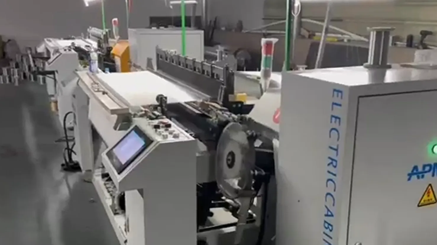 Weaving Machine Working Display