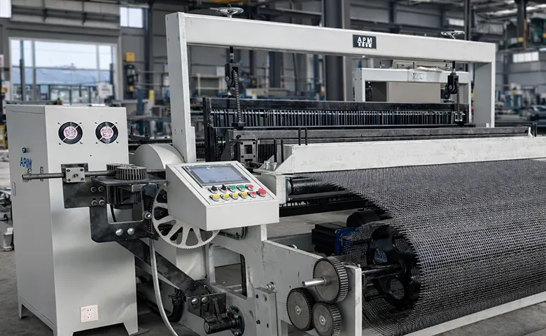 Full automatic crimped wire mesh machine with the PLC Rapier